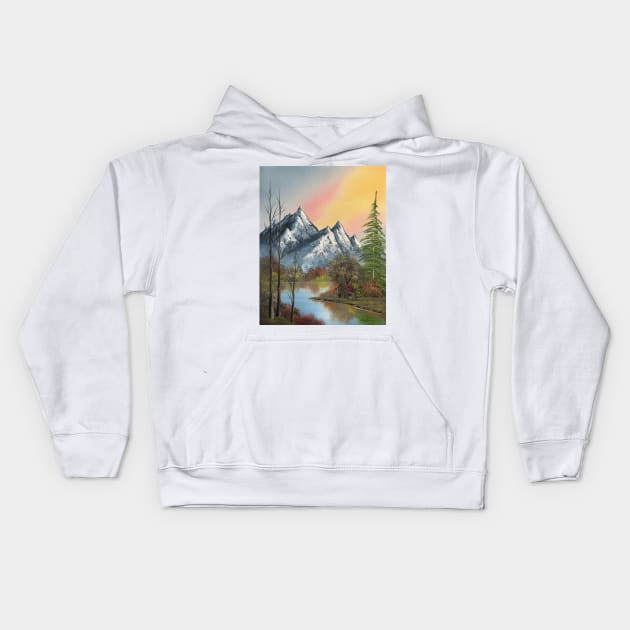 Foot of the Mountain Kids Hoodie by J&S mason